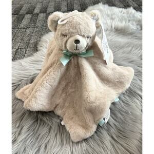 Kelly Baby Bear Blanket‎ Lovey Baby Rattle Security Lovey Blanket Teal